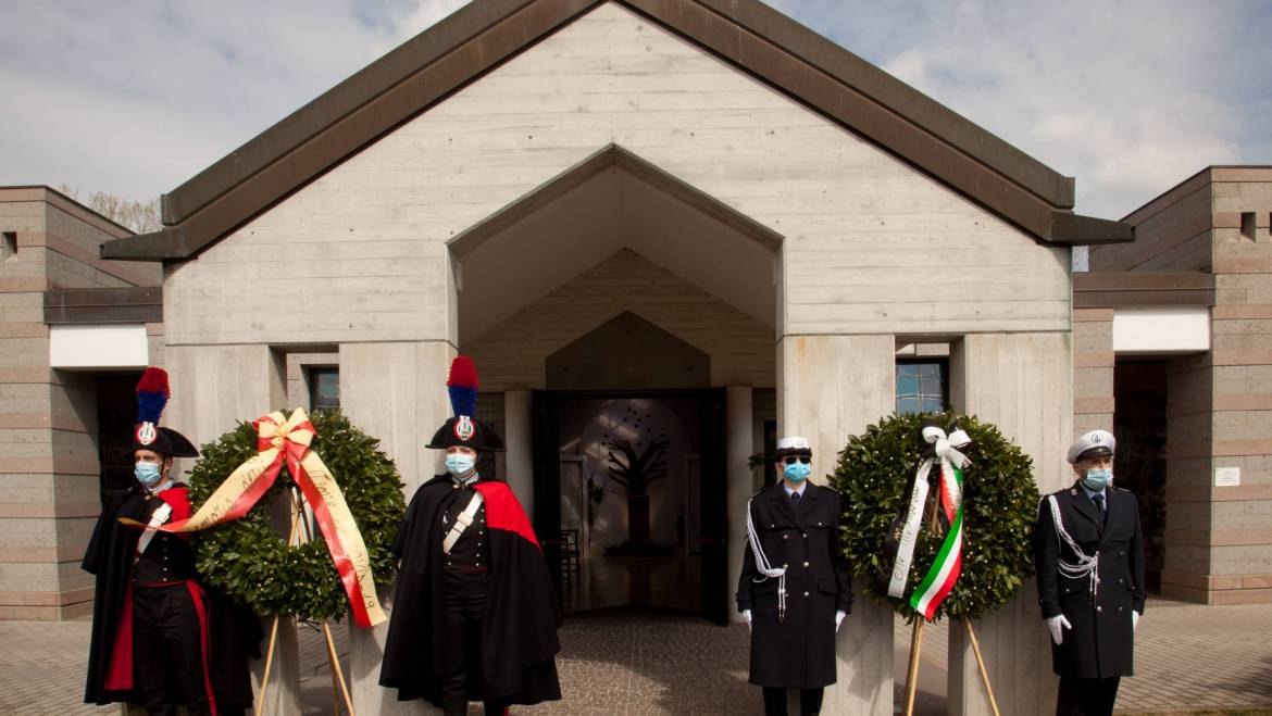Cerimonia in Certosa per ricordare le vittime della pandemia